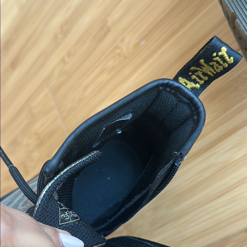 Dr. Martens Glitter Combat Boots - Picture 8 of 9